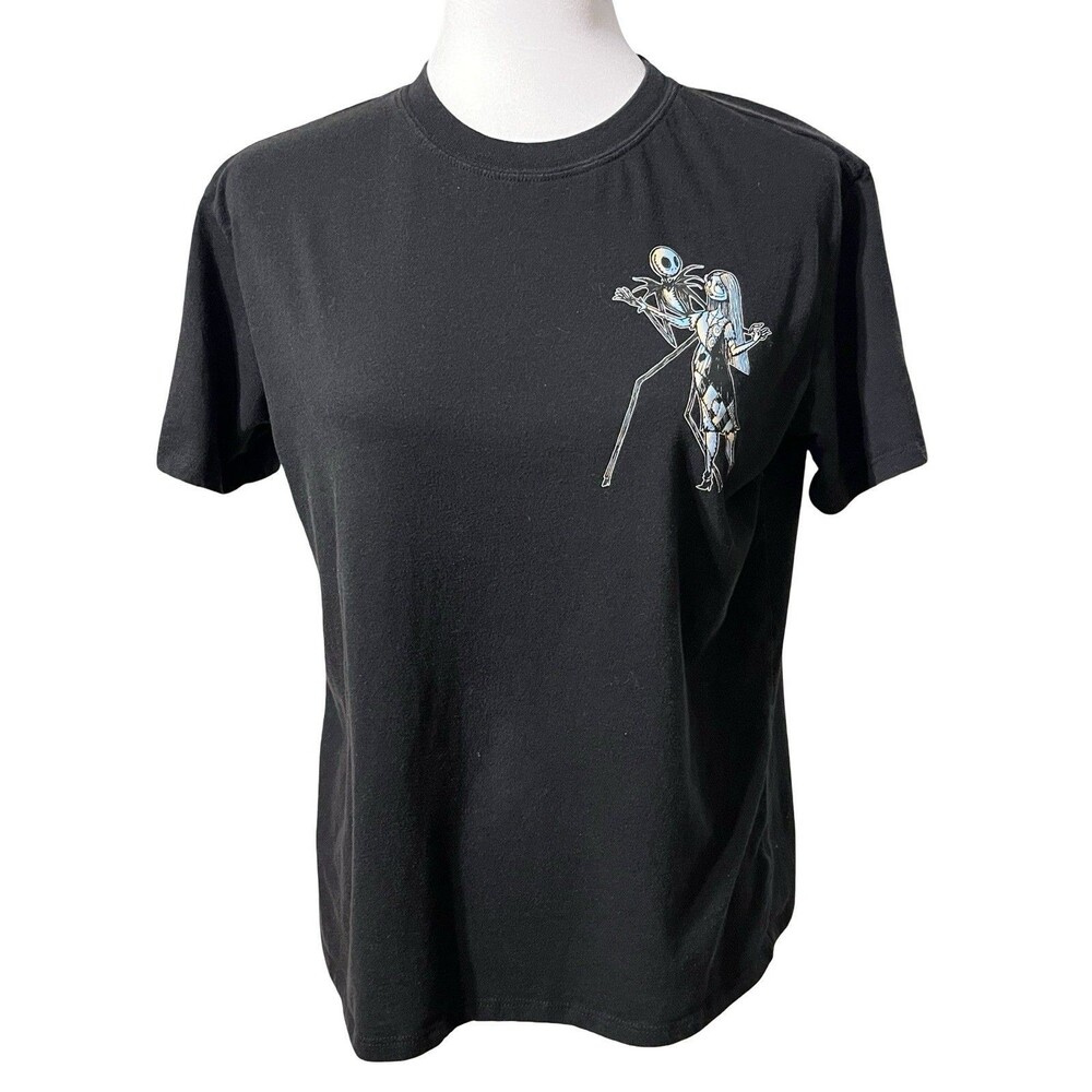 Disney Nightmare Before Christmas Jack & Sally Perfect Pair Tee Unisex Size M